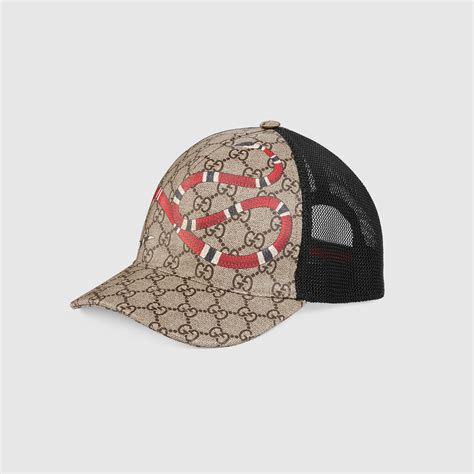 cappellino gucci serpente|cappelli Gucci uomo.